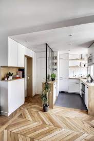 A Smart Remodel For A Small Space In Paris Small Apartment Kitchen Kitchen Design Small Kitchen Decor Apartment