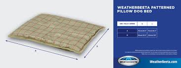 Weatherbeeta Dog Bed Size Charts