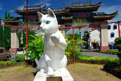 White cat monument is the kuching south city council cat statue. Kuching South City Council Cat Statue Stock Photos By Megapixl