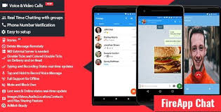 Download Free Fireapp Chat V1 2 4 Android Chatting App With Groups Inspired By Whatsapp Chat App Chat Voice Call
