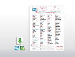 Modele De Liste De Courses Format Xls Liste De Courses Courses Planificateur De Menu