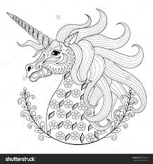 Customize a unicorn coloring page by changing the font and text. Unicorn Easy Animal Coloring Pages