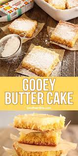 Better Gooey Butter Cake Recipe Dessert Recipes Fun Desserts No Cook Desserts