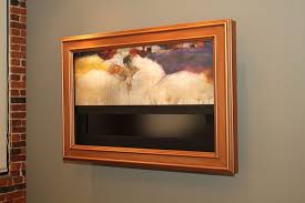 Motorized Tv Artwork Hide Flat Screen Tv With Art Picture Frame Tv Framed Tv Picture Frames
