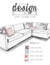 Design 101 Lesson 3 Sectional Styling Throw Pillows Living Room Sectional Sofa Pillows