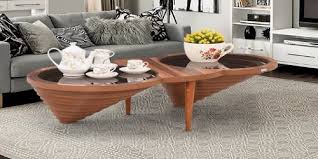 Dimar garden outdoor coffee table wicker patio furniture conversation set lawn garden tea table rattan patio coffee tables with glass top (25.2in, mix brown) 4.5 out of 5 stars. Brown Round Glass Top Coffee Table Size 48 5 X 23 X 13 Inch Id 21596310291