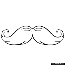 Mustache Coloring Page Coloring Pages Free Coloring Pages Mustache Printables