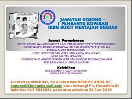 Check spelling or type a new query. Jawatan Kosong Koperasi Ikbn Bukit Mertajam Berhad Facebook