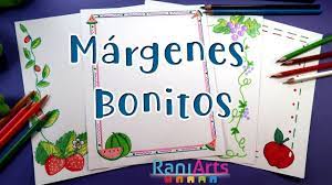 Margenes para trabajos en hojas blancas. Margenes Bordes Marcos Para Decorar Cuadernos Caratulas Cartas Y Tareas Muy Facil Diy Youtube