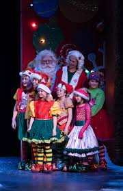Buddy, a young orphan, mistakenly crawls into santa's bag of gifts and is transported to the north pole. Elf The Musical Gallery Penobscot Theatre