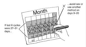 Calendar Rhythm Method Family Planning