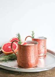 Grapefruit Rosemary Mule Domesticate Me Ginger Beer Fun Drinks Yummy Drinks