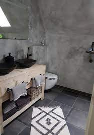 betonlook verf in badkamer badkamer verf interieur