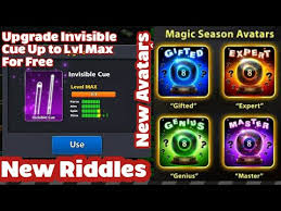 Learn the 8 ball pool rules, the most popular american billiards (pool) game available to play online on casual arena. 8 Ball Pool New Riddles With More Invisible Cue Pieces And Avatars Not Working Now Youtube