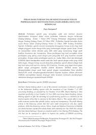 Arjun pratama 1851030295 feninda amelia khairani stikomers business talks 2020 : Pdf Peran Strategis Bank Syariah Dalam Mengupayakan Solusi Bersama Permasalahan Akuntansi Pada Usaha Mikro Kecil Dan Menengah Umkm