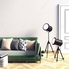 Your living room mockup stock images are ready. Mock Up Wall In Interior With Sofa Living Room Resting Place Stock Photo Picture And Royalty Free Image Image 82672870