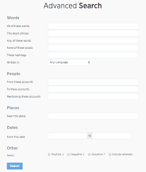 Thanks in advance, sorry for my poor english. The Ultimate Guide To Twitter Advanced Search