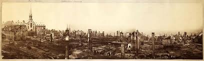 Le Quartier St Jean Baptiste De Quebec Ravage Par Un Incendie En 1876 Old Quebec Quebec Canada New York Skyline