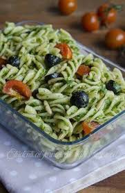 Pasta Fredda Con Pesto Di Rucola E Pomodorini Insalata Estiva Ricetta Ricette Pasta Fredda Insalata Di Pasta