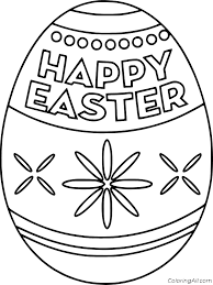 Hello everyone, happy easter 2021 is coming soon. Happy Easter Doodle Egg Coloring Page Coloringall