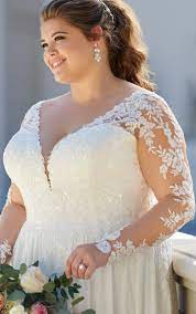Loosen the styling, add some waves and braids, tuck a bit of greenery or florals here and there,. Elegant Plus Size Wedding Dresses 2020 Robe De Mariee Long Sleeve Wedding Gowns A Line Chiffon Lace Handmade Bride Dress Wedding Dresses Aliexpress