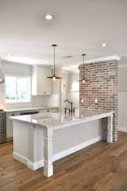 Brick veneer accent wall by reality day dream. Pin By Sarah On Rafterhouse A Builder Interior Design Studio Sweet Home Home Diy Kitchen