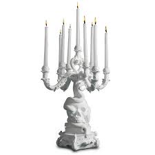 Black And White Candlesticks Gothic Wedding Ideas 33 Items That Every Alternative Couple Needs Candle Holders Goth Home Decor Skull Candle