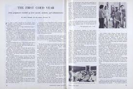 THE FIRST COED YEAR | Dartmouth Alumni Magazine | JUNE 1973