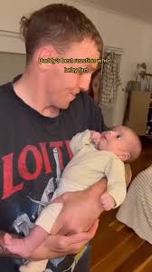 Dad with Baby Fart Exercises