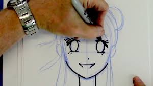 Pictures to draw for beginners. How To Draw A Manga Girl Beginners Youtube
