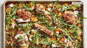 Sheet Pan Chicken With Jammy Tomatoes And Pancetta Recipe