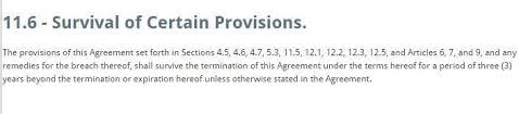 For example, marie borrowed 5,000 to rose payable on september 13. Examples Of Survival Terms In Nda S Everynda
