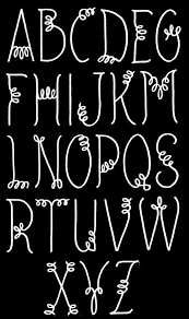 Curly Q Alphabet Font Tutorial Chalkboard Art Tutorials Fonts Alphabet Handlettering Chalkboardart Lett Lettering Lettering Fonts Hand Lettering Tutorial