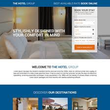 Download Online Hotel Booking Responsive Landing Page Design At An Affordable Price From Https Www Buylandingpag Page Design Landing Page Design Landing Page
