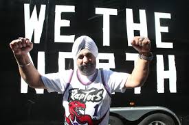 Getty toronto raptors 'superfan' nav bhatia reacts to a raptors score against the washington wizards in the first half during game four of round one of the 2018 nba playoffs. Q And A With Toronto Raptors Superfan Nav Bhatia The Star