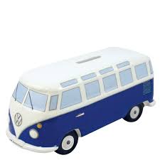 Vw Bus Money Bank Classic Blue
