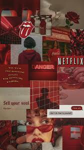 Netflix logo aesthetic red png transparent background. Aesthetic Netflix Logo Wallpapers Wallpaper Cave