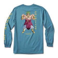 Light, mid, or heavy fabric weight. Primitive X Dragon Ball Z Super Saiyan Broly Long Sleeve Light Blue Venero