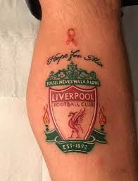 When royal marine andy grant had an . Man United Fan Who Hates Lfc Gets Anfield Logo Tattooed On Leg For Heartbreaking Reason Daily Star
