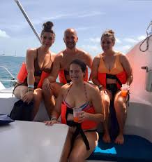 Private catamaran...