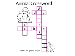 Crosswords are a great tool to help your child remember and understand a word's meaning and helps to increase their vocabulary. Printable Animals Crossword Puzzles