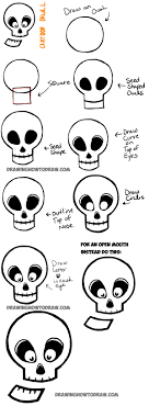 Touch device users, explore by touch or. Easy Skull Drawing For Kids Novocom Top