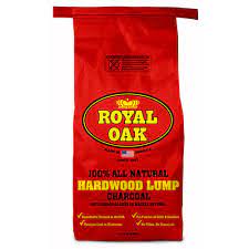 Hardwood lump charcoal, southern lump charcoal Royal Oak 15 44 Lb 100 All Natural Hardwood Lump Charcoal 198228021 The Home Depot