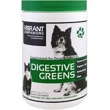 Vibrant Health Digestive Greens Supplement For Dogs Cats 7 51 Oz 213 G Discontinued Item Pet Vitamins Pet Supplements Digestive Health