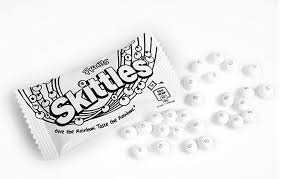 The sugar is moving to areas of water with lower sugar concentration. Skittles Have Ditched Their Rainbow Colours And Gone White For A Good Reason