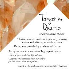 Dowsing Crystal Healing Stones Tangerine Quartz Crystals