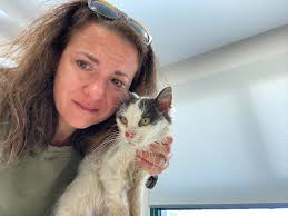 💥URGENT FOSTER OR CAT CAGE NEEDED💥 This tiny, frightened kitten—nicknamed  Little Gloria—is only about 6 months old. She was found in the middle of  the road in the northern suburbs of Athens,