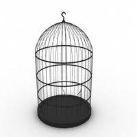 Bird Cage 3d Models And Textures Bird Cage Hanging Chair Cage