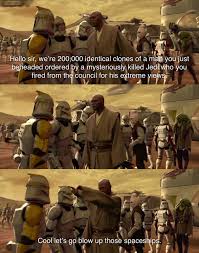 Keepers Of The Peace Prequelmemes Star Wars Memes Star Wars Jokes Star Wars Humor