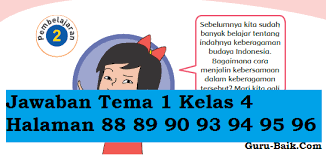 Try the suggestions below or type a new query above. Jawaban Dan Soal Tema 1 Kelas 4 Sd Halaman 88 89 90 93 94 95 96 Guru Baik